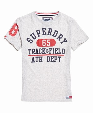 Superdry Track & Field Lite Férfi Pólók Titán | UXGMQ9638